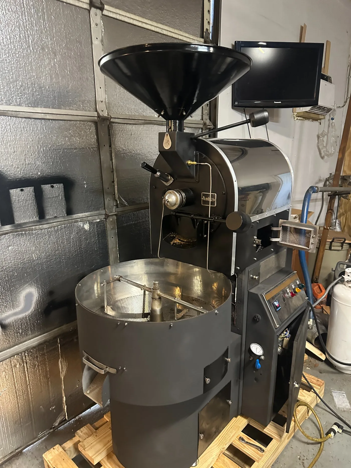 A used YM-15 on the floor in the Clearwater shop